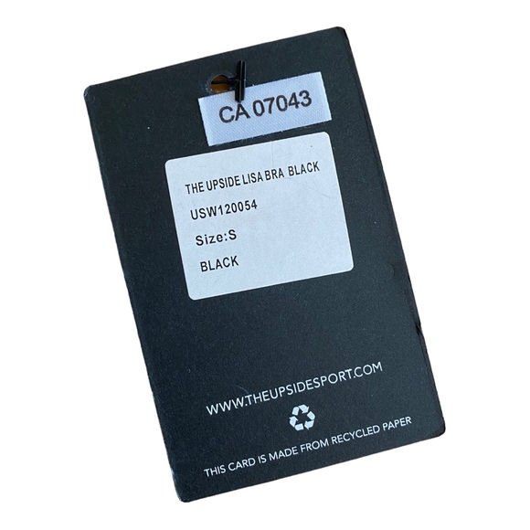 NWT THE UPSIDE Lisa Bra Black Size S Sports bra - Picture 5 of 11